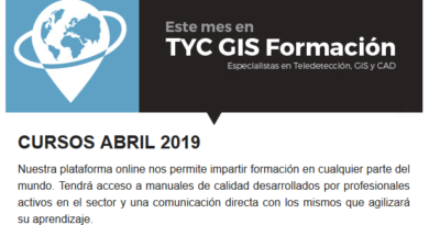 Programa de la plataforma TYC GIS Formación