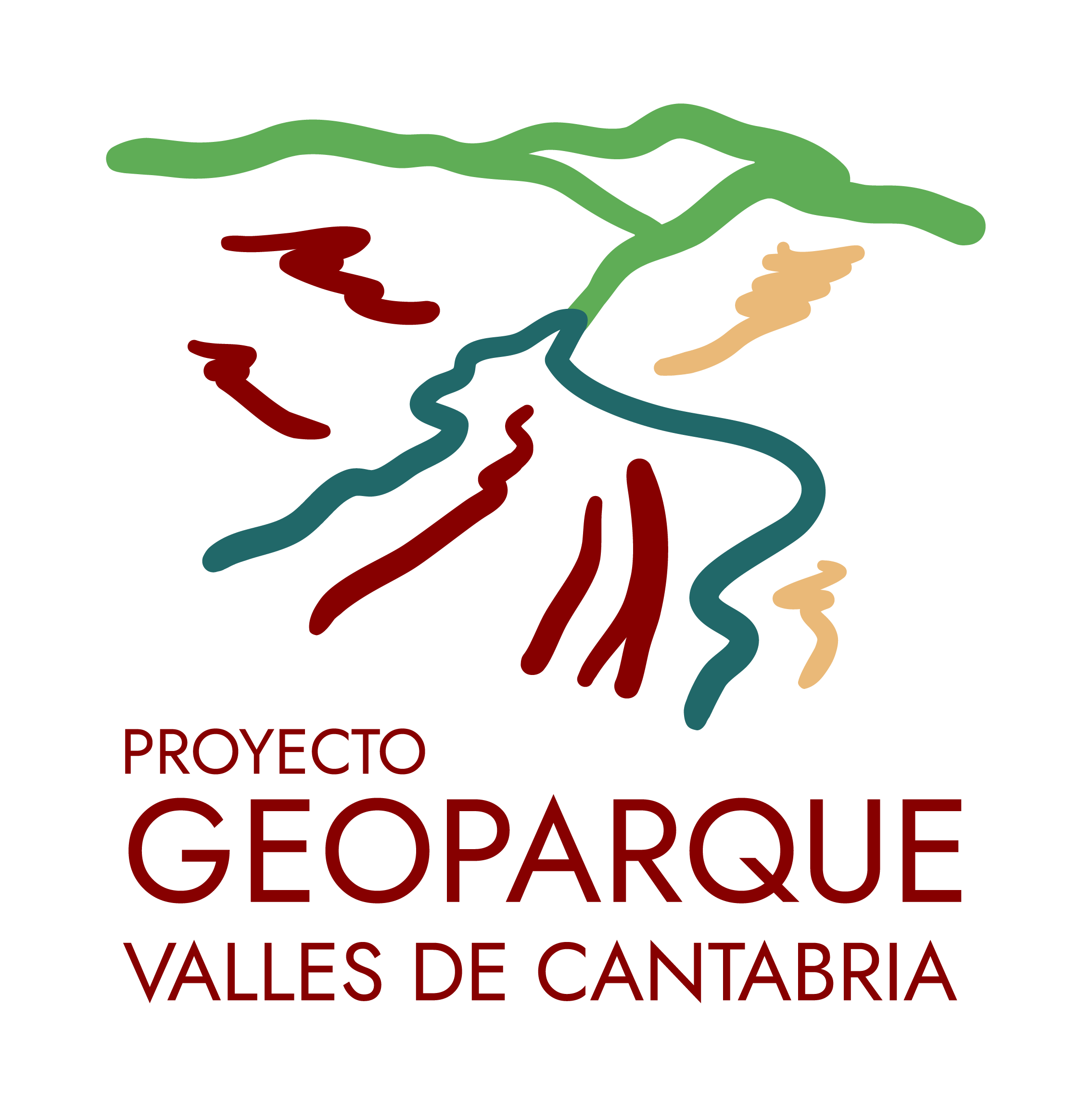 Logo del proyecto geoparque valles de Cantabria